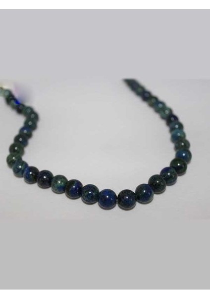 Azurit Taşı Yarım Dizi 10MM (18CM Uzunluğundadır)