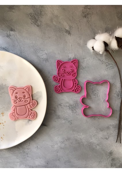 Selam Veren Pembe Kedi Hamur Şekillendirici fiyatları