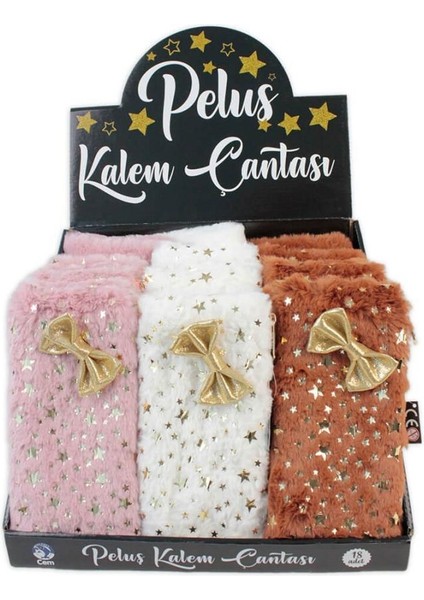 Kalem Çantası Peluş Yaldızlı Kç Pc 630 Dolphin