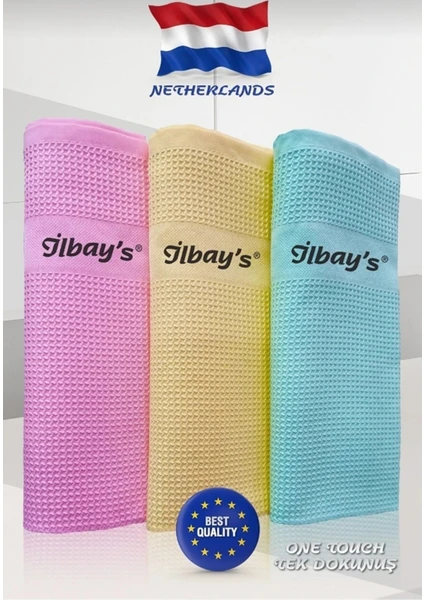 9 Adet Mikrofiber Temizlik Bezi 40X60 CM (3 Paket X 3'lü)