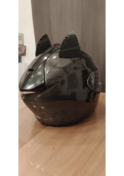Motosiklet Kask Kedi Kulağı Süsü