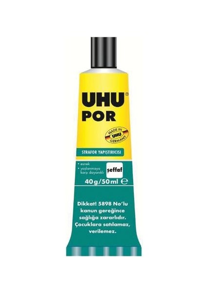 Uhu Sıvı Yapıştırıcı Por 50 ml 40359   10'lu Paket / Uhu