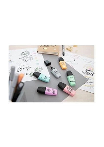 Fosforlu Kalem Boss Mini Pastellove 2.0 Pembe 10'lu Paket / Stabilo