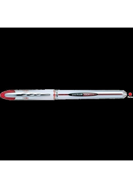 Uni Ball Roller Kalem Vision Elite Bilye Uç 0.8 mm Kırmızı Ub 200 12'li Paket / Uni