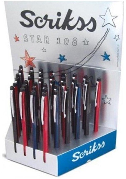 Tükenmez Kalem Color 36 Lı F108 36'lı Standart / Scrikss
