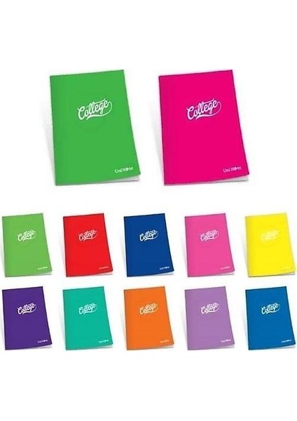 Çınar Dikişli Defter Karton Kapak Kareli 80 Yp A4 80/4 12'li Paket / Uni Note