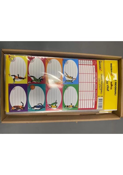 Okul Etiketi Ders Programlı Dp 106 / Ekstrafix