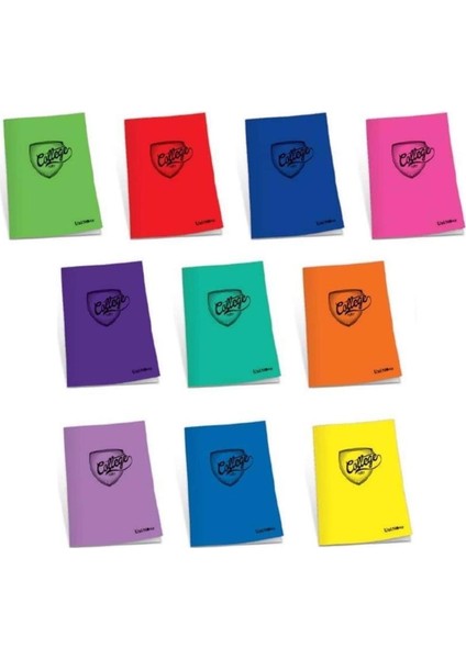 Çınar College Plastik Kapak Defter College Dikişli A4 100 Yp Çizgili 100/1 76007