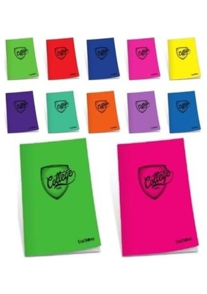 Çınar College Plastik Kapak Defter College Dikişli A5 40 Yp Çizgili 40/1 75004