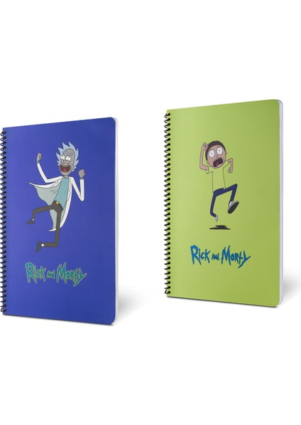 Lisanslı Okul Defteri Seti 2 Adet Kareli x 80 yaprak