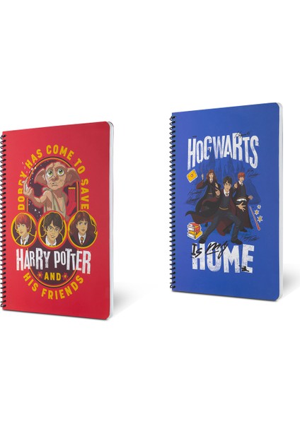 Lisanslı Okul Defteri Seti 2 Adet Kareli x 80 yaprak