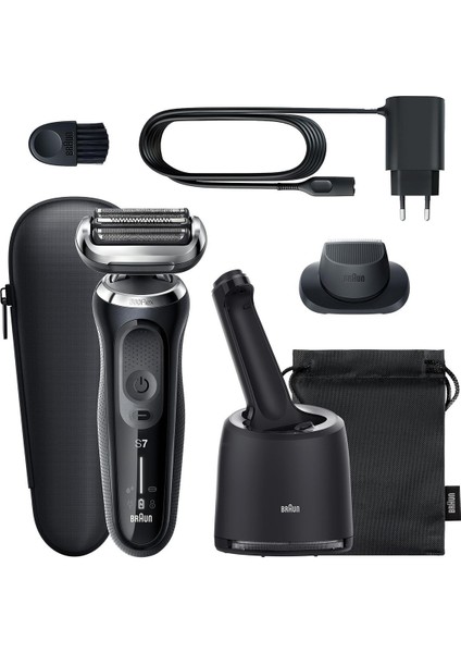 Yeni Seri 7 N7200CC Kablosuz Tıraş Makinesi, Smartcare, Autosense, 360° Flex, Islak & Kuru indirimleri
