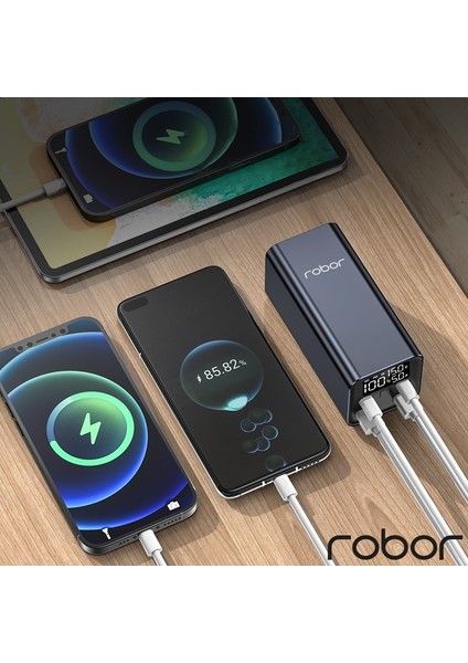 R765 65W 20.000 Mah Powerbank (Robor Türkiye Garantili)