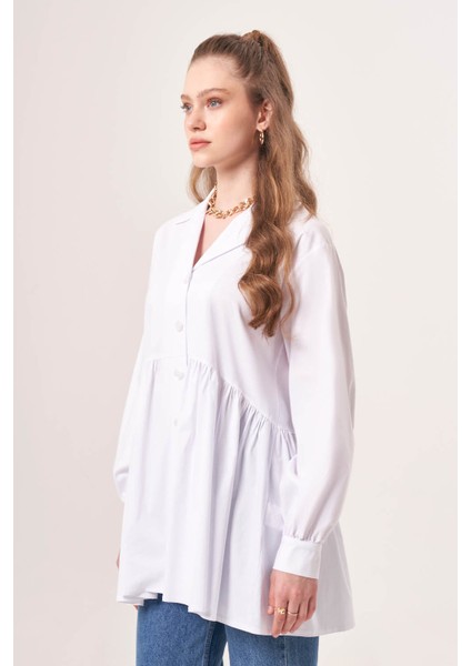 Beli Büzgülü Ekru Gömlek fiyatları