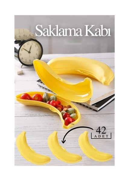36+6 Adet Muz Model Saklama Kabı 718703