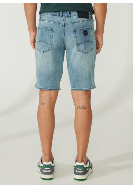 Rahat Erkek Denim Şort 3RZJ65 1500-INDIGO Denım indirimleri