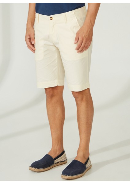 Normal Bel Slim Fit Bej Erkek Bermuda Şort A261NAT99NG332- modelleri