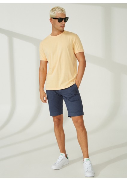 Bisiklet Yaka Sarı Erkek T-Shirt A266T2T02- fiyatları