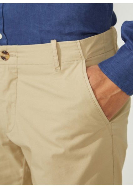 Normal Bel Slim Fit Kahve Erkek Bermuda Şort A261NAT99NG332-
