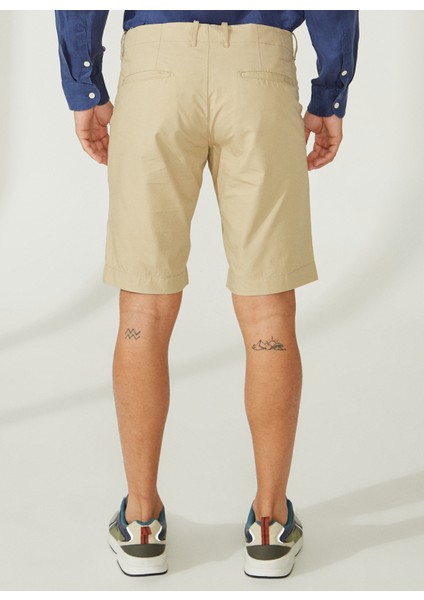Normal Bel Slim Fit Kahve Erkek Bermuda Şort A261NAT99NG332-