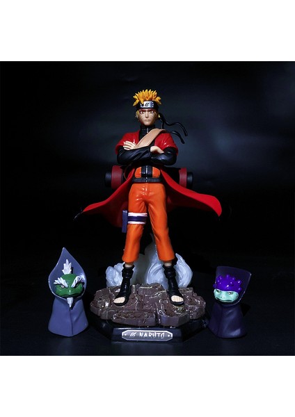 Anime Naruto Gk Uzumaki Naruto Ölümsüz Mod Kurbağa Heykeli Ninja El Modeli (Yurt Dışından)