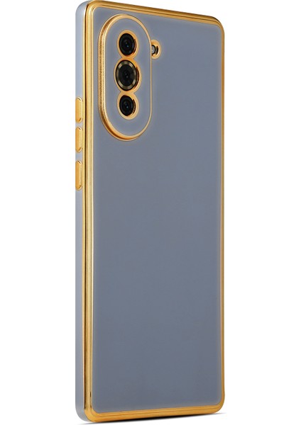 Huawei Nova 10 Pro Kılıf Parlak Kenarlı Kamera Korumalı Yumuşak Silikon Kılıf