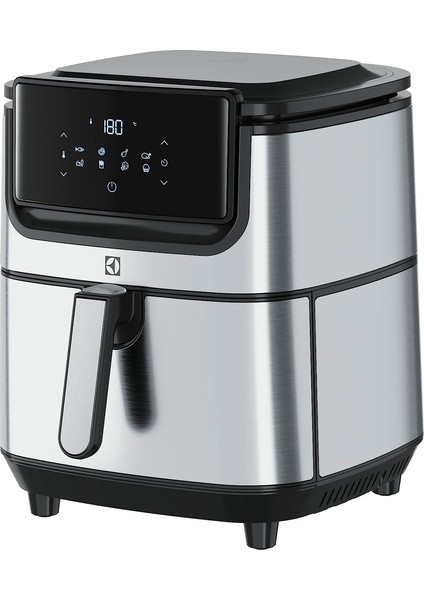 E6AF1-6ST Airfryer 8 Programlı Dokunmatik LCD Ekranlı 7 L Sepet Kapasiteli, 5.4 L Kızartma Kapasitesi Sıcak Hava Fritözü