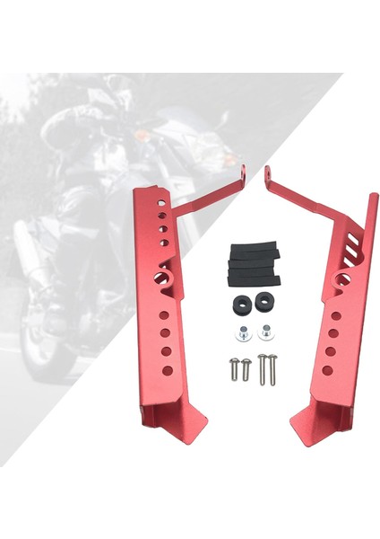Motosiklet Yan Muhafızları MT09 Kırmızı Için Yarış Kurulumu Kolay (Yurt Dışından)