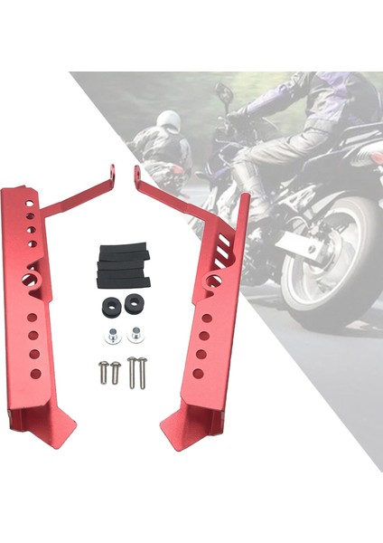 Motosiklet Yan Muhafızları MT09 Kırmızı Için Yarış Kurulumu Kolay (Yurt Dışından)