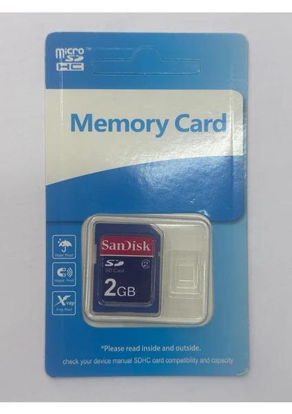 2 GB Sd Kart 2 Gbsd Hafıza Kartı