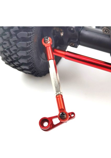 MN86S MN86 MN86KS MN86K Mn G500 Yükseltme Parçaları Metal Direksiyon Çekme Çubuğu Servo Bağlantı Çubuğu 1/12 Rc Araba Aksesuarları, Kırmızı (Yurt Dışından)