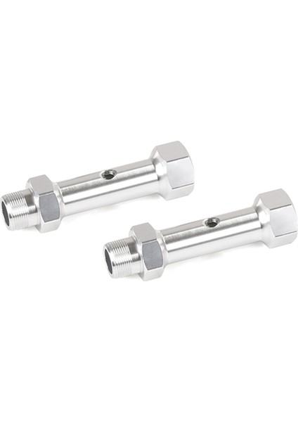 Cnc Metal Arka Tekerlek Çift Tekerlekli Aks 1/5 Baha Rovan Km Baja 5b 5t 5sc Rc Araba Parçaları, Gümüş (Yurt Dışından)