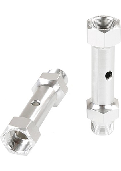 Cnc Metal Arka Tekerlek Çift Tekerlekli Aks 1/5 Baha Rovan Km Baja 5b 5t 5sc Rc Araba Parçaları, Gümüş (Yurt Dışından)