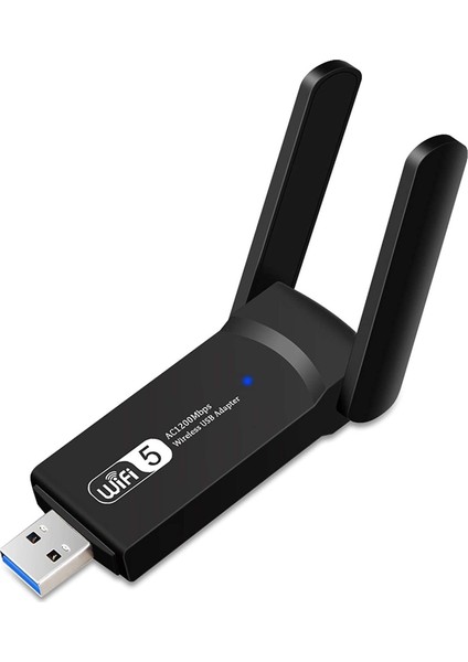 Blue Wings 1300 Mbps Dual Band USB 3.0 5 Ghz Adaptör Kablosuz Wifi Alıcı