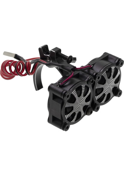 Motor Soğutucu Soğutma Fanı Termal Sensörlü 540 550 3650 3660 Motorlar 1/10 Rc Araba Eksenel SCX10 Trx4,1 (Yurt Dışından)