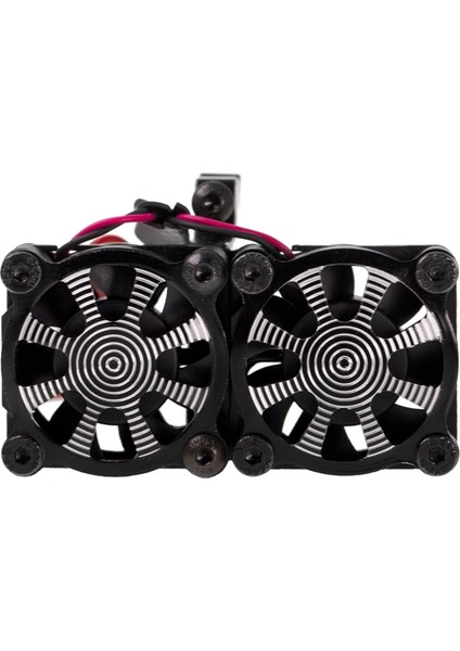 Motor Soğutucu Soğutma Fanı Termal Sensörlü 540 550 3650 3660 Motorlar 1/10 Rc Araba Eksenel SCX10 Trx4,1 (Yurt Dışından)