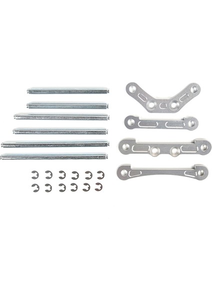 Cnc Metal Pin Konumlandırma Parça Kiti 1/5 Rovan Km Baja 5b 5t 5b 5sc Kamyon Rc Oyuncak Arabalar Parçaları, Gümüş (Yurt Dışından) indirimleri
