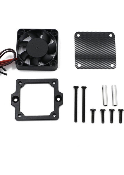 Xl-5hv Xl5 Esc Soğutma Fanı Isı Emici Trx4 Trx6 1/10 Rc Araba Yükseltmeleri Parçaları Aksesuarları, Siyah (Yurt Dışından)