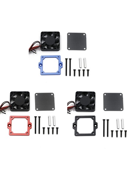 Xl-5hv Xl5 Esc Soğutma Fanı Isı Emici Trx4 Trx6 1/10 Rc Araba Yükseltmeleri Parçaları Aksesuarları, Siyah (Yurt Dışından)