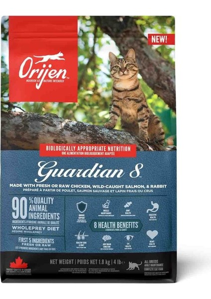 Orijen Guardian Koruyucu Yetişkin Kedi Maması 1.8 kg