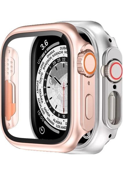 Apple Watch 45MM Ultra Dönüştürücü Rose Gol