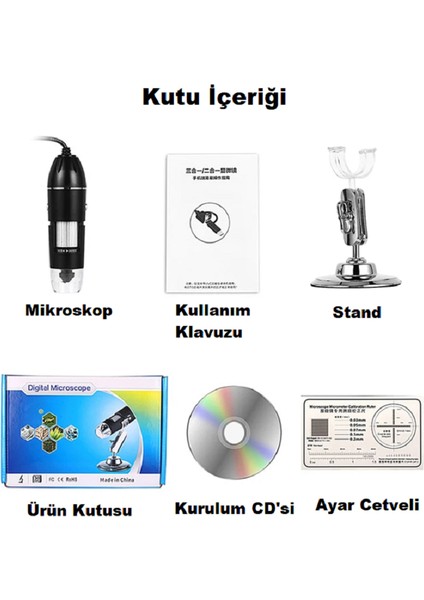 1600X Zoom 2mp Dijital Mikroskop Kamera indirimleri