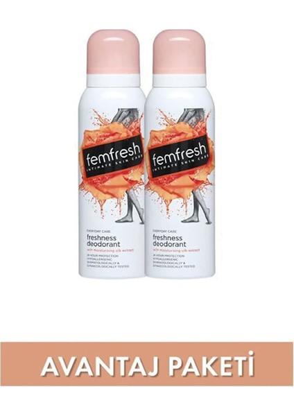 Dış Genital Bölge Deodorantı 2 x 125 ml Ikili Set