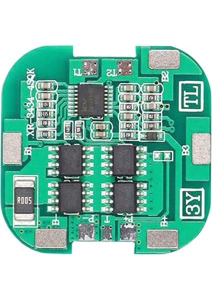 Adet 4s Bms 8A 14.8V 18650 - Lityum Pil Şarj Panosu Süpürme Makinesi Solar Lityum Pil Koruma Levhası (Yurt Dışından)