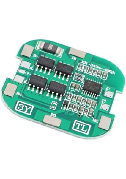 Adet 4s Bms 8A 14.8V 18650 - Lityum Pil Şarj Panosu Süpürme Makinesi Solar Lityum Pil Koruma Levhası (Yurt Dışından)