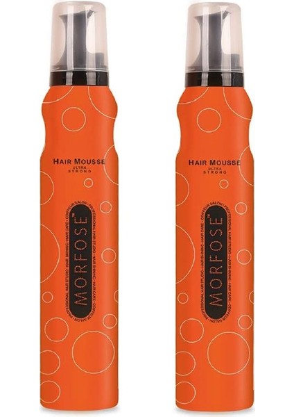 Turuncu Ultra Strong Saç Köpüğü 200 ml 2 Adet