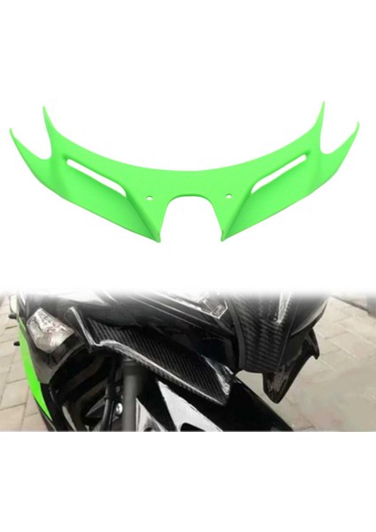 Motosiklet Winglet Front Fairing Spoiler Aerodinamik Kanat Yeşil (Yurt Dışından)
