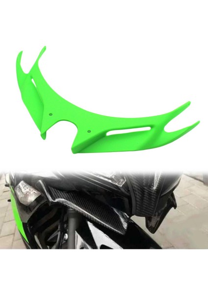 Motosiklet Winglet Front Fairing Spoiler Aerodinamik Kanat Yeşil (Yurt Dışından)