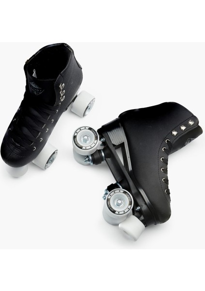 Oxelo Artistik Paten - Siyah - Quad 100 fırsatları