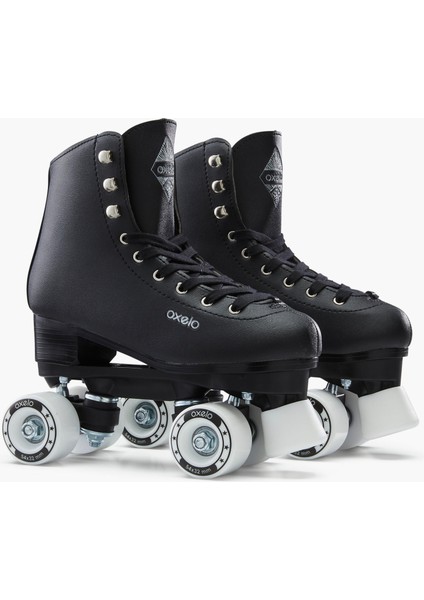 Oxelo Artistik Paten - Siyah - Quad 100 indirimleri